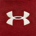 thumbnail image 4 of Under Armour Men's Hustle Fleece Hoodie CARDINAL | WHITE LG, 4 of 4