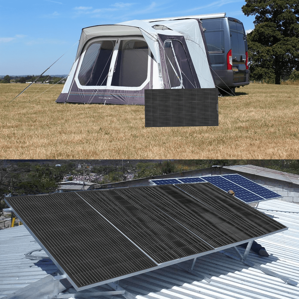 120W Flexible Solar Panel 120 Watt Monocrystalline Solar PV Off-Grid System for RV Boat Outdoor Camping