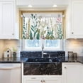 thumbnail image 6 of Wildflowers Kitchen Curtains 2 Panels UV Protected Tier Curtains, Half Window Curtains Kitchen Tiers for Guest Room Bathroom Sink Laundry Room Basement,36 x 27 Inch, 6 of 7