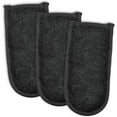 Design Imports Pan Handle Terry Set of 3 Black