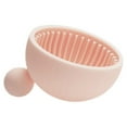 thumbnail image 3 of Cepillo de maquillaje Minnieouse Limpieza de silicona flexible Sombra de ojos facial Rosado, 3 of 6