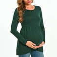 thumbnail image 4 of Beaisland Women's Long Sleeve Maternity Shirts Basic Casual Pregnancy Top, 4 of 7