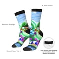 thumbnail image 5 of Lsque Mario Printed Men's Crew Socks, Soft Durable Breathable Moisture-Wicking with Odor Control Cotton socks, 5 of 7