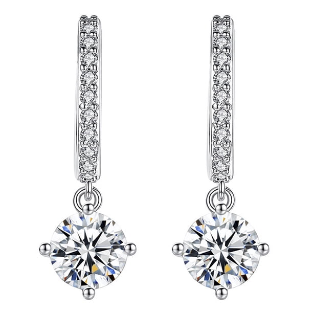 Luz Accesorios Pequeños Pendientes de moda Temperamento Pendientes Cute Zircon Pendientes de las mujeres