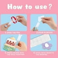 thumbnail image 4 of HUASHENG DIY Handmade Bead Painting 5D DIY Children's Art Sticker Kit Creative Stickers Beginner Painting Kit Children (10 Patterns), 4 of 5