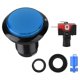 thumbnail image 1 of Lampe LED ronde éclairée avec gros bouton pour jeux d'arcade (bleu), 1 of 4