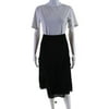 Pre-owned|Escada Sport Womens Ruffle Accent Zip Closure A Line Skirt Black Size 40