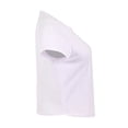 thumbnail image 4 of Playera George para Mujer, Escote Redondo, Manga Corta Delantero Doble Blanco Talla G, 4 of 4