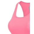 thumbnail image 4 of J. METHOD Women's Tank Top Sleeveless Racerback Basic Stretch Comfy Slim Fitted Ribbed Knit Tops Workout Yoga T Shirt NEWT386 Neon Pink M, 4 of 6