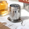 thumbnail image 4 of Infusores de té para té suelto Colador de té de acero inoxidable Difusor de té de malla extrafina para preparar té y especias, 4 of 5