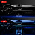 thumbnail image 4 of Mistaha Car Interior Ambient Light Strip LED Atmosphere Light with Cold Light Guide Universal Type USB Powered No Installation Required Green, 4 of 6