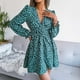 thumbnail image 4 of Vestido plisado Fridja con estampado de leopardo sexy para Mujer, 4 of 6
