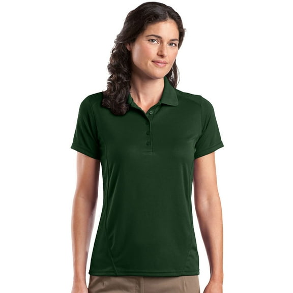 Sport-Tek Women's 5-Button Placket Knit Collar Polo Shirt
