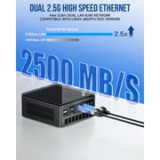 GMKtec Mini Gaming PC, 1TB SSD 32GB RAM, AMD Ryzen 7 8845HS(Up to 5.1GHz), Mini Desktop Computer, Oculink, Dual RJ45 2.5G, NucBox K8 Plus