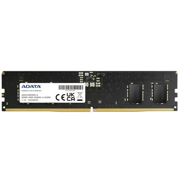 Memoria RAM DDR5 8GB 4800MT/s Adata PC Negro