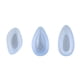 thumbnail image 3 of 2 3 Paquete de 3 Moldes de Silicona Colgantes con con Joyería de Agujero 2 piezas, 3 of 10