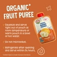 thumbnail image 3 of (4 pack) Earth's Best Organic Stage 2 Baby Food, Banana Orange Fruit Puree, 3.5 oz Pouch, 3 of 11