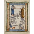 thumbnail image 3 of French 13th Century 15x18 Black Modern Framed Museum Art Print Titled - Bestiary of Hugo de Fouilloy, 3 of 5