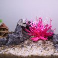 thumbnail image 2 of Decoración de arrecife de coral, mini decoración de coral sintético para decoración de acuario, rosa blanco, 6.5 x 5.83 pulgadas, 2 of 7