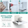 thumbnail image 5 of Invisible Floating Bookshelf, Heavy-Duty Hanging Bookshelves, Steel Constructed Wall Mounted Hidden Bookshelf with Mounting Hardware, 3PCS Grey, 5 of 5