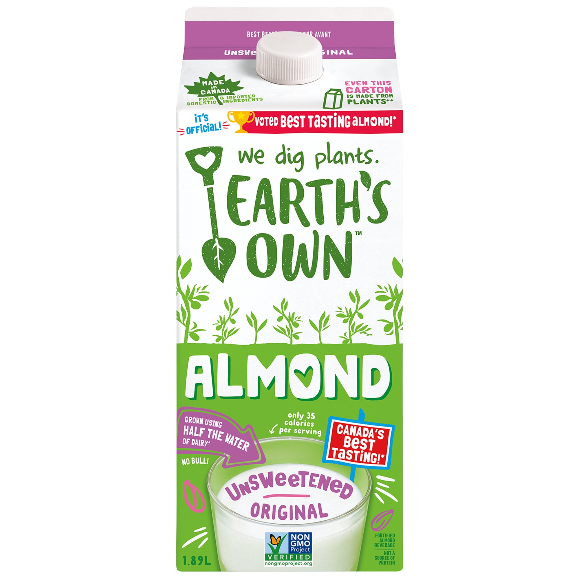 Earth's Own Original Unsweetened Almond Milk Alternative