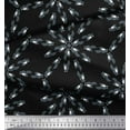 thumbnail image 3 of Soimoi Black Viscose Chiffon Fabric Cat Animal Fabric Prints By Yard 42 Inch Wide, 3 of 3