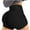 C-Black573, variant on DHFJKG High Waisted Yoga Shorts For Womens With Pockets Solid Color Workout Tight Shorts Athletic Wear