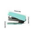 thumbnail image 3 of 1 Set Ergonomic Stapler Plastic Small Stapler with Staple Easy to Carry For Paper Documents 6-10 Sheets Capacity, 3 of 8