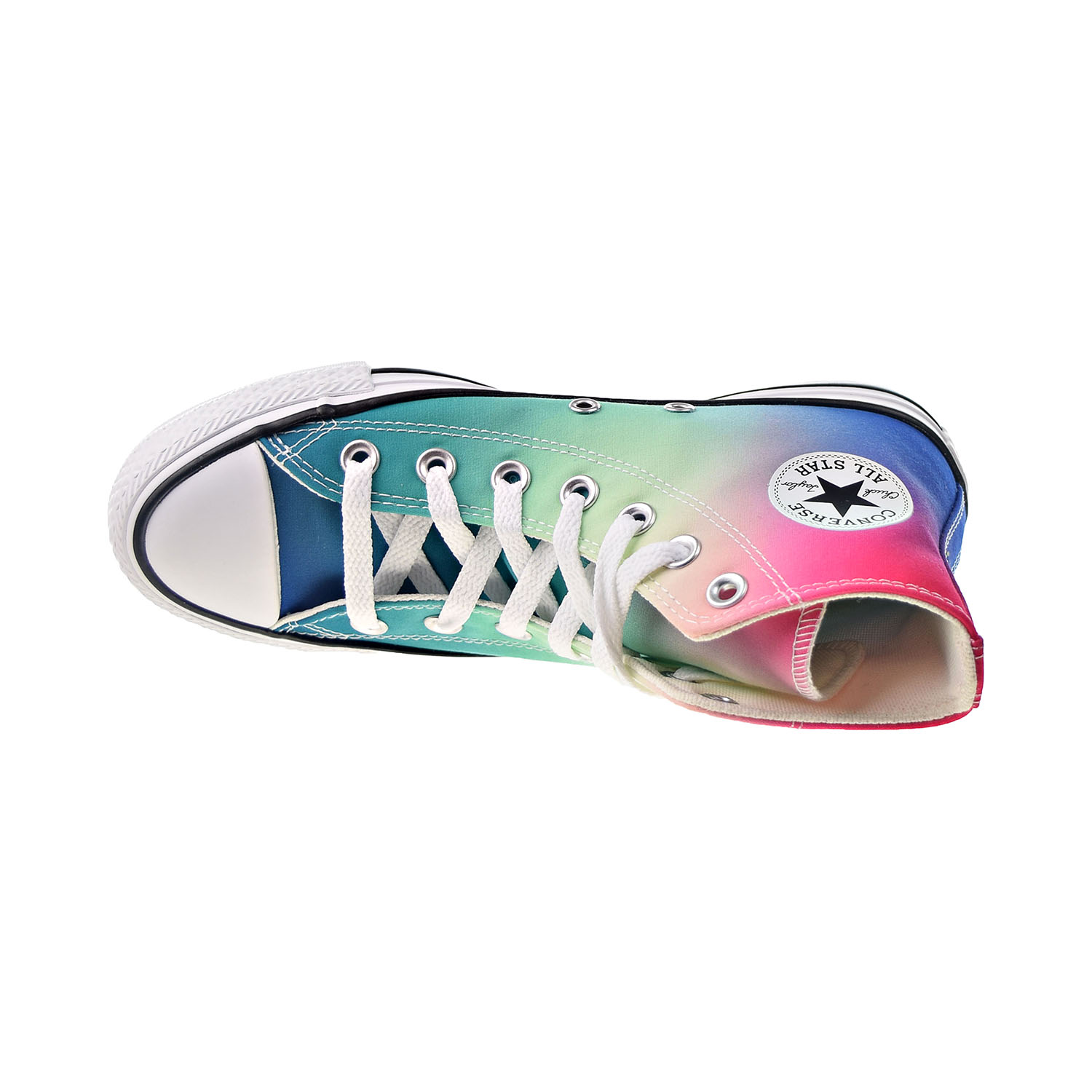 Converse Chuck Taylor All Star Hi "Psychadelic Hoops" Men's Shoes White 167592c - image 5 of 6