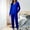 Blue, variant on BILIKEYU Women's Long Sleeve Sleepwear Button Loungewear Soft 2 Piece Set, Womens Pajamas, Fall Pajamas Women, Pajamas for Women Set