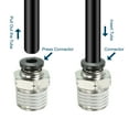 thumbnail image 5 of Uxcell 4mm x 1/4"NPT Male Thread Push to Connect Fittings Pneumatic Air line Quick Connect Fittings 4 Pack Silver, 5 of 6