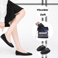 thumbnail image 4 of DADAWEN Women’s Pointed Toe Ballet Flats Slip on Casual Flats Walking Ballerina Shoes Black 9.5US, 4 of 7