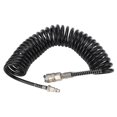 thumbnail image 1 of Recoil Air Hose Pressure Resistant Durable Flexible Lightweight Coiled Air Hose for Car Motorcycle 5m/16.4ft, 1 of 5