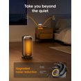 thumbnail image 2 of Dreo Space Heaters for Indoor Use, Portable Heater with 70°Oscillation, 1500W PTC Electric Heater with Thermostat, Fast Safety Heat, Remote, 1-12h Timer, Heater for Office Home, Gold, 2 of 5