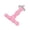 Pink, variant on Shaped Bird Perch Stand for Parrots Natural Grinding Stick Nail Trimming Platform, Cage Accessories for Budgie Cockatiel Lovebird Finch - Resin Anti- Beak Grinder Stone for Cage Use