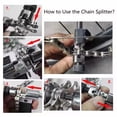 thumbnail image 6 of Bicycle chain remover Bicycle chain cutter Chain disassembly tool Chain wear gauge Combination tool, 6 of 11