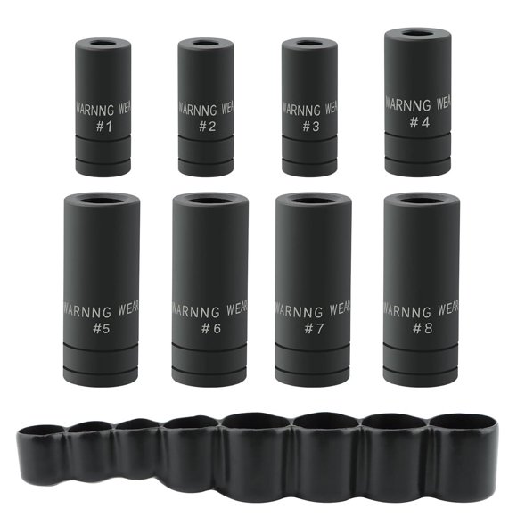TAPDRA 70500 Tap Holder Socket Kit 8 Sizes Square End Design Anti Slip Structure For 1/2 Inch Metric 12mm Taps Application
