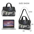 thumbnail image 3 of FORMRS 16" Laptop Bag Carrying Sleeve Case with Handle Travel Shoulder Briefcase, Space Earth, 3 of 8