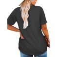 thumbnail image 6 of XCHQRTI Christian Shirts for Women Plus Size Tshirts Cross Faith Shirt Short Sleeve Oversized Graphic Tee, 6 of 8