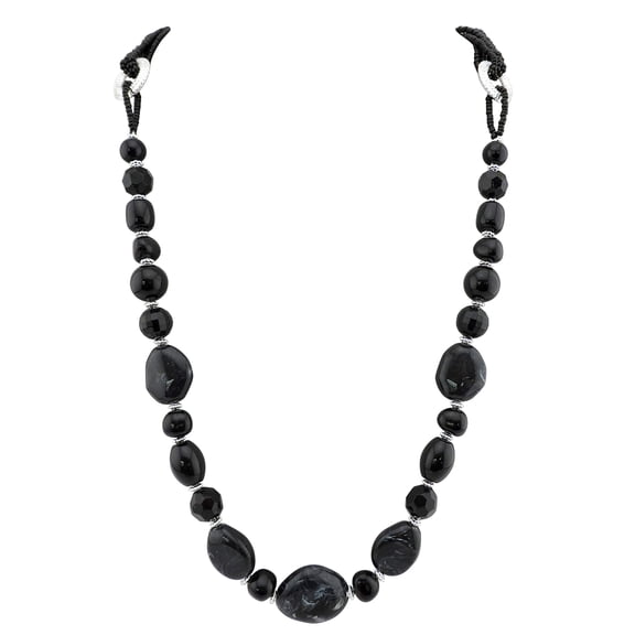 Bocar Long Beaded Necklace for Women Handmade Fashion Costume Chain Jewelry Gift