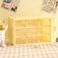 thumbnail image 2 of Desktop Crafts Storage Box with Removable Mini 9 Drawer Bracket for Office and Home Storage of Small Items Art Crafts - yellow, 2 of 6