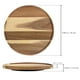 thumbnail image 2 of Bandeja giratoria de madera, bandeja redonda de madera para encimera de cocina, bandeja decorativa redonda para mesa de centro, organizador de baño, mesa de comedor, 2 of 7
