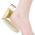 thumbnail image 4 of 2-In-1 Adhesive Heel Pad, Off-White - 2-In-1 Knitted Sponge Heel Cushion Inserts, Soft Blister Protectors for Loose Shoes, Foot Masks Easter Mother'S Day Silica Gel High Heel Makeup Organizers, 4 of 9