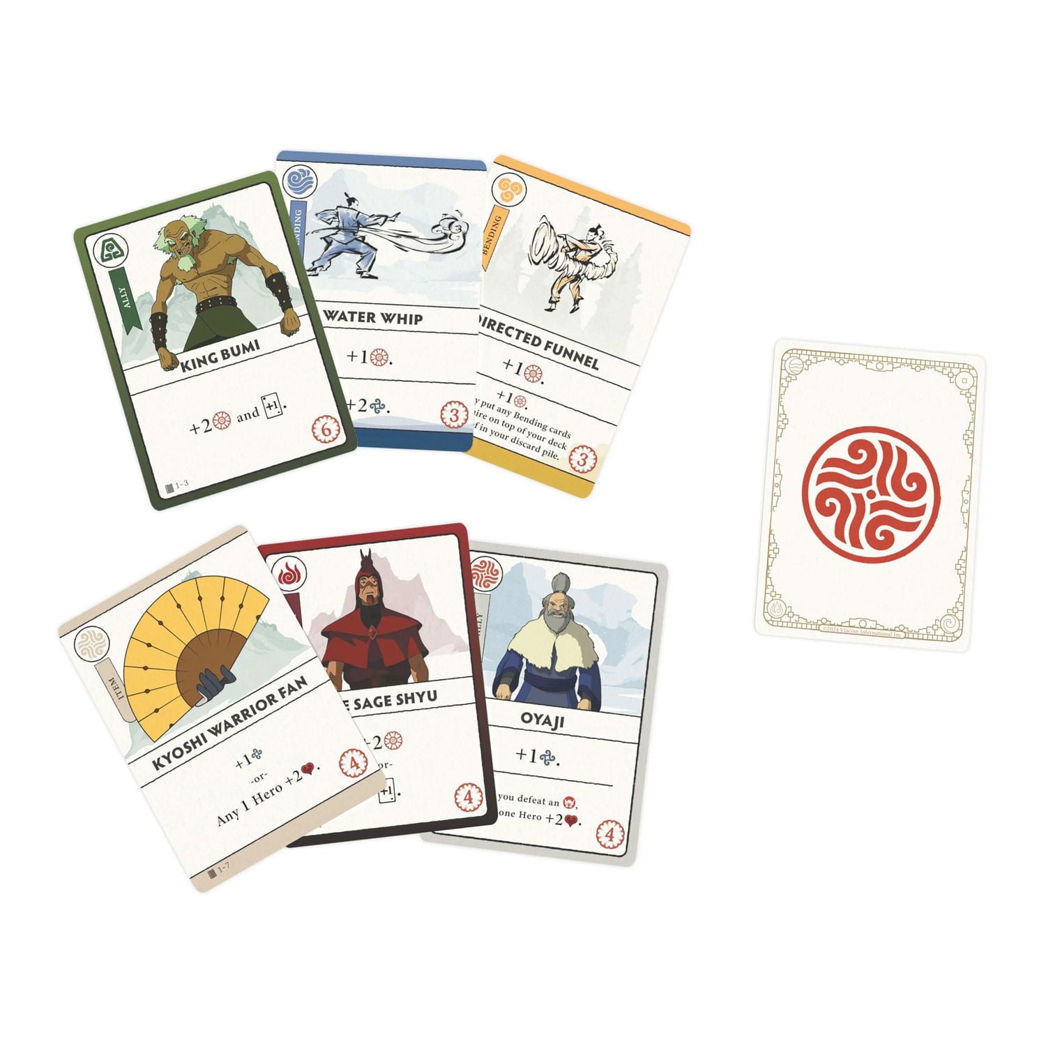 USAopoly Avatar The Last Airbender: Aang's Destiny A Cooperative Deck-Building Board Game