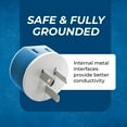 thumbnail image 4 of OREI Australia, New Zealand, China Travel Plug Adapter - 2 USA Inputs - 3 Pack - Type I, 4 of 8