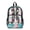 Wildflower Botanical, variant on ZIATUBLES Clear Backpack, Heavy Duty Fabric & PVC Transparent Bookbag with Frog Daisy Butterfly Dragonfly Print, Large Capacity See Through Backpack for School College Work Travel Security