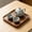 S, variant on Kojanyu Wood Tray Solid Wood Rectangular Tea Tray, Japanese Modern Style Serving Platter for Cups Snacks Home Living Room
