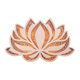 thumbnail image 1 of Lámpara de pared de madera con atenuador, arte de sala de yoga, Mandala de flor de loto, perfecta para relajación y decoración, disponible, 1 of 5