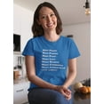 thumbnail image 2 of "More Plants, Peace, Love, Animals Saved. Less Cruelty" Quote Women T-Shirt, Female Medium, 2 of 4