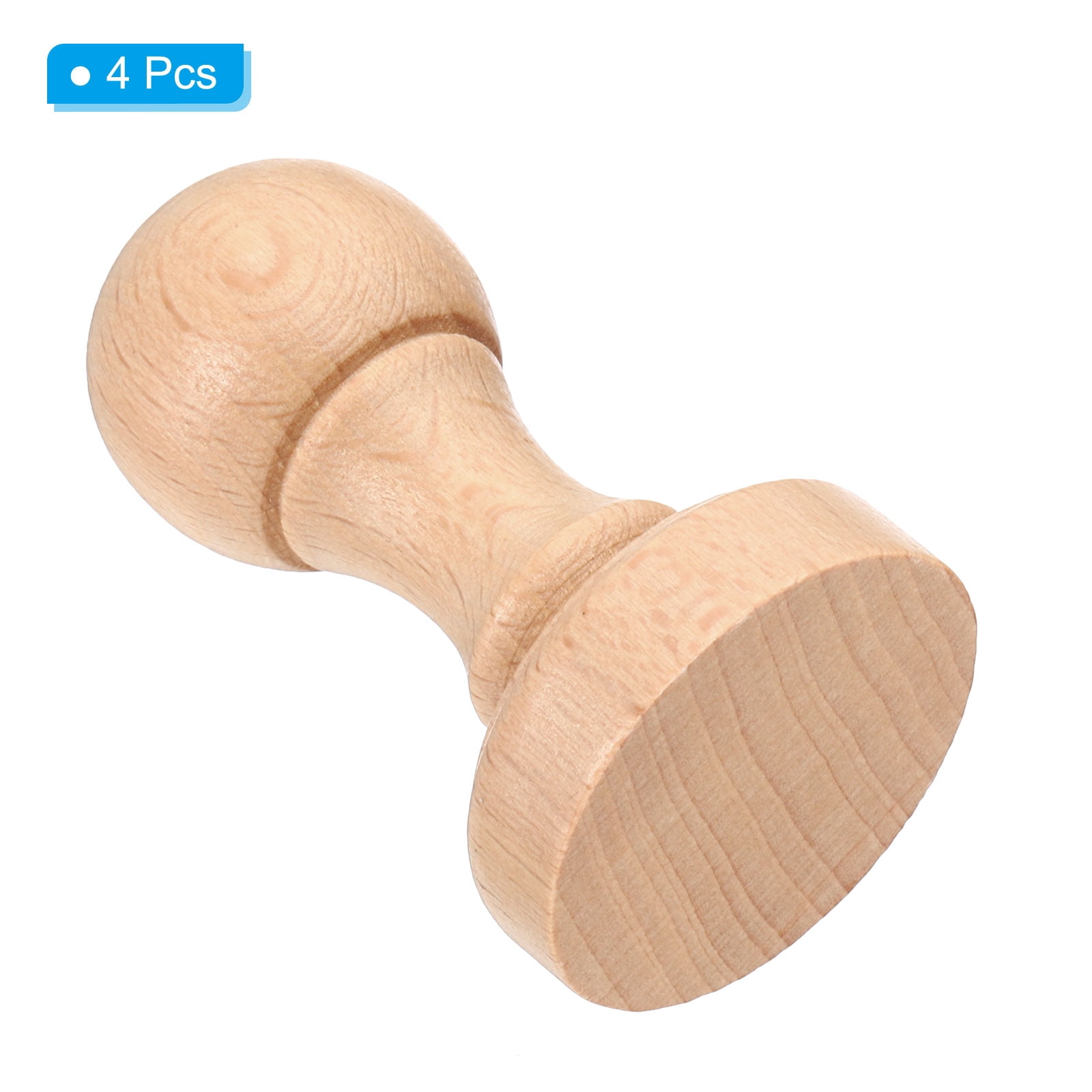 Unique Bargains Wooden Knobs Stamp Mounts for Stamp Making DIY Scrapbooking 1.38" x2.36"